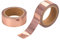 MFUOE 2 Rolls Rose Gold Foil Washi Tape Solid 15mm x 5 Meters Decorative Masking Tape for DIY Craft Gift Wrapping Photo Frame Scrapbooking