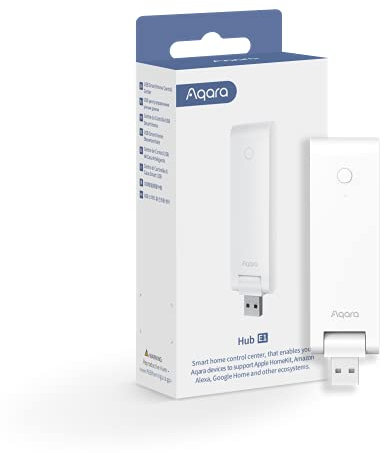 Aqara Smart Hub E1 (2.4 GHz Wi-Fi Required), Powered by USB-A, Small Size, Zigbee 3.0, Acts as a Wi-Fi Repeater (Hotspot) for up to 2 Devices, Supports HomeKit, Alexa, Google Assistant, IFTTT