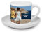 DECOHO - Tasse à café personnalisée expresso + soucoupe · Personnalisable avec texte et photo
