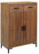 vidaXL Schuhschrank 75x40x110 cm Massivholz Kiefer Recycelt