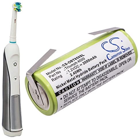BCXY Akku Ersatz für Oral-B Triumph 4000 3745 3762 3761
