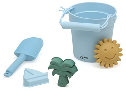 Kiokids Jouet De Plage Silicone Bleu