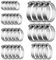 52 Stück 6-51mm Schlauchschellen Edelstahl Set, Leryati Schlauchschelle 304 Schellen, Schlauchklemme Kein Schlauchbinder Mini Rohrschellen und-Schraubzwingen für Pool, Waschmaschine und Garten
