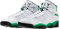 Jordan Herren 6 Ringe Basketballschuhe 322992-012, Weiss/opulenter Garten, 42.5 EU
