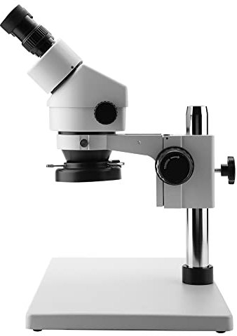 Microscopio binoculare, microscopio stereo ad angolo regolabile con specchio rivestito 100 240 V CA Imaging nitido Ampio ingrandimento per l'industria elettronica(Spina UE)