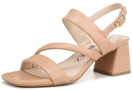 LifeStride Womens Celia Slingback Strappy Dress Sandals Siena Beige 8 W
