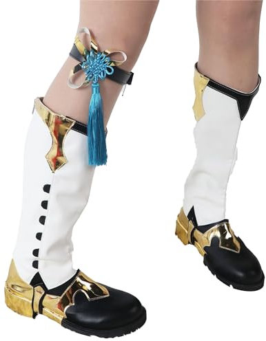 OSIAS Genshin Impact Xingqiu Cosplay-Schuhe für Halloween, Anime- und Spielekonventionen(39)