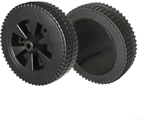 2 ruote di ricambio per barbecue in plastica, ruote di ricambio per griglie a gas per Charbroil, ruote da forno per barbecue (170 mm)