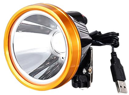 KieTeiiK SecurityIng USB Powered Bicycles Light LED Headlamp Waterproof Cycling Front Lamp Bike Headlight For Mountain Road USB Light With Iron Sheet (Tripod)