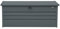 AXI Miles Gartenbox aus Metall in Anthrazit 600 | Outdoor Kissenbox für den Garten mit Boden und Schloss | Outdoor Aufbewahrungsbox/Auflagenbox wasserdicht für Kissen - 165 x 70 x 62 cm.