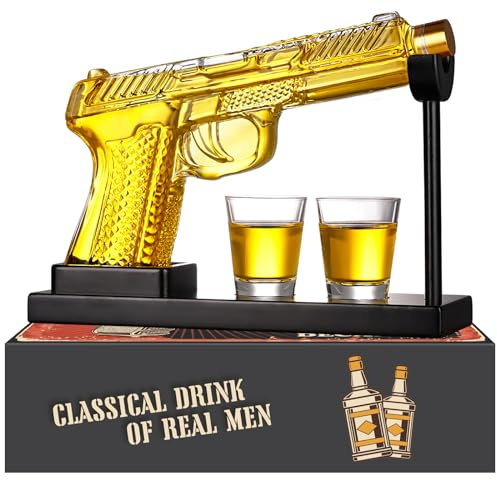 Oaksea Whisky Gifts for Men, Whisky Decanter with Shot Glasses, Whiskey Mens Gifts for Christmas, Whiskey Gift Sets Anniversary Stuff for Husband, Funny Birthday Gifts for Dad Grandad