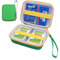 Spielkarten Box, Spielkarten Etui, Wasserdicht Kabeltasche Organizer Spielkarten Tasche Grün Leicht Spielkarten Box für Desktop Karten Und Kleine Zubehörspeicher (15.8×12.5×5cm)