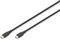 DIGITUS Câble de connexion USB 2.0-1m - USB type-C vers type-C - Haute vitesse 480 Mbit/s - 60W Power Delivery - Câble flexible en silicone - Noir - pour iPad, iPhone, smartphones Android, tablettes