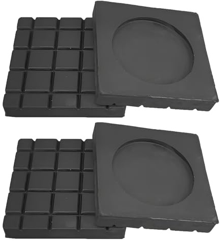 Anti Vibration Pads for Washing Machine, 4 PCS Washing Machine Vibration Pads Shock Absorbing Non Slip Grip Feet Pad Washing Machine Rubber Feet Pad Non-slip Washing Machine Feet Noise Cancelling
