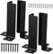 DOITOOL Fence Post Anchors 4 Pack Post Mounting Kit for Freestanding Fence Pergola Bracket Kit Stabilizer