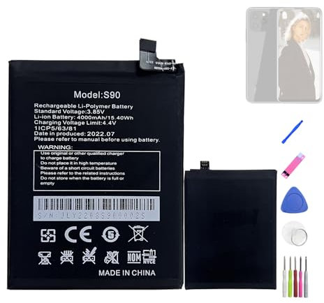HIGHAKKU Ersatzakku Batterie Oukitel S90 kompatibel mit Ou-kitel C21 Pro with Tools