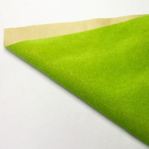 Papier de gazon pour modélisme, options de couleur, tapis d'herbe de 25 x 25 cm pour mises en page architecturales (vert clair)