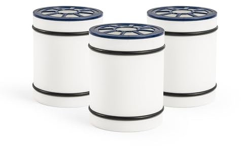 Purit Cartuchos de repuesto para filtro de ducha antical – Paquete de 3 unidades