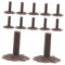 Angoily 50 Pieds d'arbre Miniatures en Plastique Marron Clair pour DéCoration De Maquettes, Dioramas, Micro-Paysages, Table De Sable - Facile À Assembler, Durable Et IdéAl pour DIY