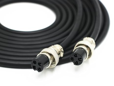 4-Core Primary-Secondary Speaker Link Cable for Klipsch The Fives/Sevens & HiVi-Swan D200/D300 | Master-Slave Audio Extension Wire | Shielded Lossless Hi-Fi Cable (2m/3m/5m/8m/10m) (6.56ft)
