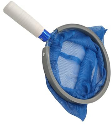 ZEPFJHE Blau Pool Skimmer NET Für Effizientes Ablagerungsentfernung Aluminiumgriff Reinigeren Fine Meshes Schwimmbad Reinigungswerkzeug
