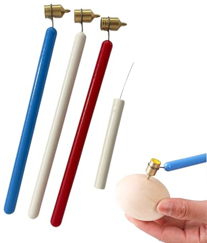 Ostereier Dekorationsstifte – flüssige Pigmente Applikator-Set mit Metallspitzen in drei Größen, präzises Lackausbesserungswerkzeug, Pysanky Eier, Set