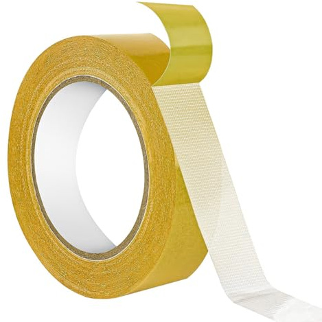 Redamancy Doppelseitiges Klebeband 2,5 cm x 10 m Starkes Saumband zum Kürzen für Hose Vorhang Gardinen Kleidung Stofband ohne Nähen Bügeln