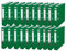 Leitz Qualitäts-Ordner 180° Plastik, 20er Pack, A4, Schmal, Grün, 5.2 cm Rückenbreite, PP-laminierter Einband, 10155055