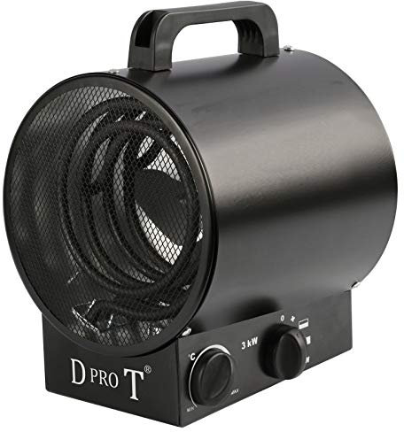 dirty pro tools 3KW Industrial Workshop Fan Heater Blow 3000W 230V Electric Space Heater Fire