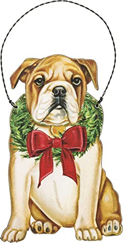 Ornament – Weihnachts-Bulldogge
