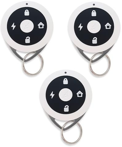 Lot de 3 télécommandes d'alarme TE-443R