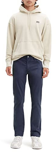 Levi's 511 Slim, Jeans Uomo, Baltic Navy Sueded Sateen Wt B, 34W / 36L