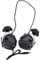 ATAIRSOFT Tactical Headset Unlimited Power Intercom with Microphone Waterproof Hunting Shooting Headphones Earmuff No noise Reduction Function (Black)