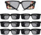 VINFUTUR 6 × Rückansicht Brille Agentenbrillen Spy Brille Lustige Spiegel Partybrillen für Geburtstagsfeier Agent Party für Kinder und Erwachsene