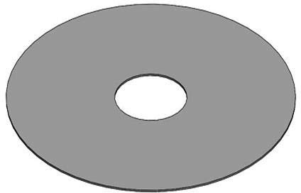 Massive Grillplatte/Feuerplatte - 60cm Aussen / 20cm Innen - 5mm dick