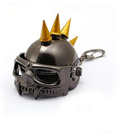 MWBLN Schlüsselbund,HSIC Spielschmuck Schlachtfeld PUBG Helm Schlüsselanhänger, 3D Open Keyrings Helmet3D