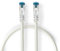 NEDIS Câble cat 6a | s/ftp | rj45 male | rj45 male | 100.0 m | snagless | rond | pvc/tressé | argent | s