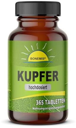Kupfergluconat, 250 mcg, 365 vegane Tabletten, Jahresvorrat, ohne Zusätze