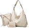 Ashioup Damen Hobo Bag Ranzen Geldbörsen Set, Adidas Sportschuhe mit Stollen