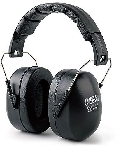 Hearing Protection Noise Cancelling Ear Muffs NRR 28dB Ear Protection For Shooting Gun Range Noise Reduction Over-the-Head Safety Headphones For Construction Manufacturing Work Mowing Woodwork Adult