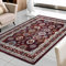 Mynes Home Vintage Teppich Läufer Kurzflor Rot / 80x150 cm/Orient Klassisch Meliertes Muster/Baumwolle Rücken