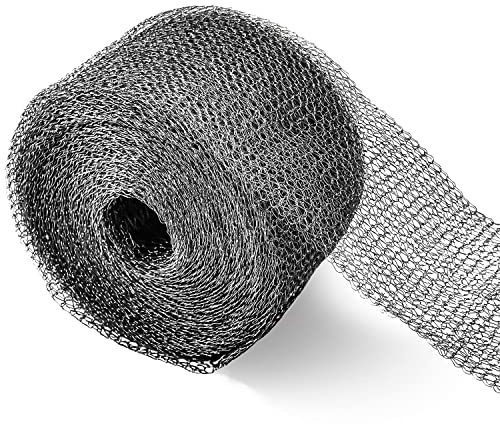 C&Xanadu Wire Mesh Roll Rodent Proof 10m,Stainless Steel Mesh,Rat Mesh Roll,Pest Control Rodent Insect Control Mesh for Home, Garden Mouse Bat Birds Snails Insect