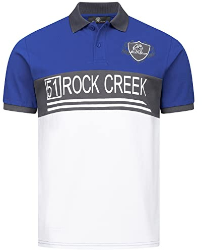 Rock Creek Poloshirt Herren Kurzarm M70 | Poloshirt für Herren mit klassischem Polokragen, vielseitiges Kurzarmshirt für Alltag, Freizeit und Büro