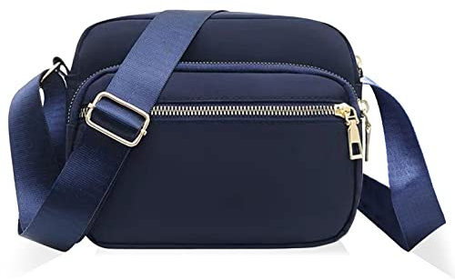 DUGEHO Women Cross Body Bag,Crossbody Bags Mobile Phone Wallet Bags,Shoulder Handbag Casual Purse with Large Capacity for Women girl Travel Daily Use(Blue)
