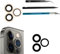 Dakexiong 12 Pro Rear Camera Lens Replacement for iPhone 12 Pro Back Camera Glass Lens Replacement with Repair Tool Kit, Anti-Lens Scratch
