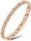 MagnetRX® Ultra Strength Magnetic Bracelets for Women – Double Magnet Stainless Steel Crystal Bracelet for Women – Adjustable Bracelet Length with Sizing Tool (Rose Gold)