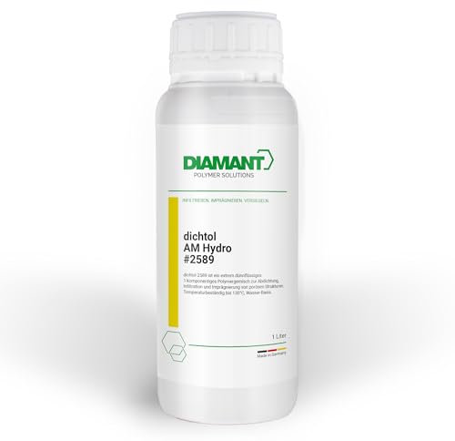 DIAMANT dichtol AM Hydro 1L – Wasserbasierte Versiegelung für 3D-Druck | Gas- & wasserdicht | Lösungsmittelfrei | Für PLA, ABS, FDM & SLS Druckteile | Imprägnierung additive Fertigung