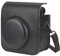 HIUOUIH Housse pour Instax Mini 12 Pochette Appareil Photo Instantané Fujifilm Case Camera Sac de Voyage avec Bandoulière, Noir