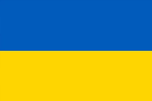 Kühlschrankmagnet mit UKRAINE-Flagge