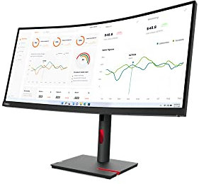Lenovo ThinkVision T34w-30 LED display 86,4 cm (34) 3440 x 1440 Pixel Wide Quad HD Nero